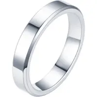 LGT JWLS LGT Jewels smalle stalen ring Zilverkleurig 4mm-15mm