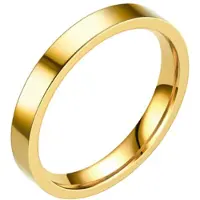 LGT JWLS LGT Jewels smalle stalen ring Goudkleurig 3mm-18mm
