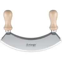 Triangle Dubbel Wiegemes 17.5 cm - Solingen Finesse - Beukenhouten Handvat