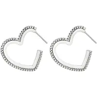 Yehwang Oorring Hart Ketting Zilver 289418-118