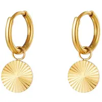 Cala Rose Oorbellen 'SOLA' goud