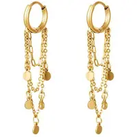 Yehwang Oorbel garlands goud
