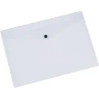 Q-CONNECT documentenmap, A5, transparante PP, drukknopsluiting 12 stuks