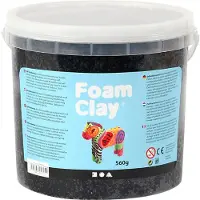Packlinq Foam Clay. Zwart. 560 Gr/ 1 Emmer