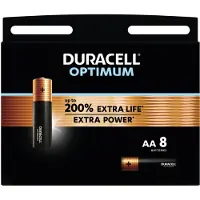 Duracell Batterij Optimum Aa, Blister Van 8 Stuks 8 Stuks