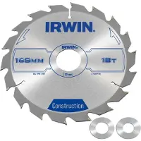 Irwin cirkelzaagblad T.C.T 165MM/18T - carbide-coating - 30 mm