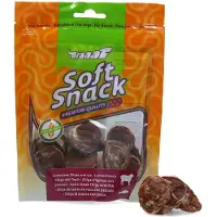 Braaaf 10x Hondensnack Chips Lam Steak - Vis 85 gr