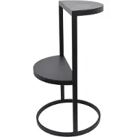 Loft42 Levels Plantenzuil - Metaal - Mat Zwart - 70x40