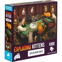Exploding Kittens Cats Playing Craps - Puzzel - 1000 stukjes