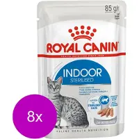 Royal Canin Indoor In Gravy - Kattenvoer - 8 x 12x85 g Bonuspack