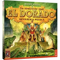 999 Games - De Zoektocht naar El Dorado - Gevaren & Muisca - Uitbreiding 2 - Bordspel - Strategisch spel - Avonturenspel - vanaf 10 jaar - Uitbreiding