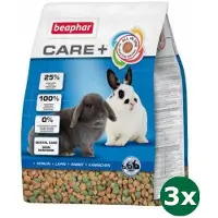 Beaphar 3x1,5 kg Care+ konijn