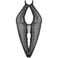 Obsessive - body met halternek - zwart - L/XL