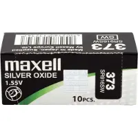 Maxell 373 / SR916SW zilveroxide knoopcel horlogebatterij 10 (tien) stuks