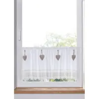 Bonprix Valletje van biologisch katoen met harten maat h/b: 60/120 cm