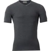 Gentlemen - 2 heren thermo T-shirts - antraciet - maat S (valt klein, bestel een maat groter)