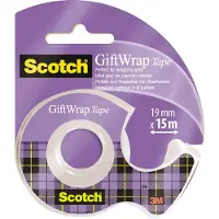 Scotch Gift Wrap tape ft 19 mm x 15 m, op blister 12 stuks