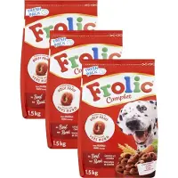 Frolic 3x Compleet - Rund Droog - Hondenvoer - 1.5kg