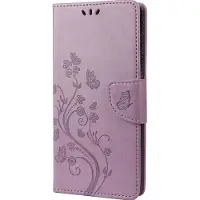 Mobigear Butterfly Bookcase voor Apple iPhone 14 Pro Max - Paars