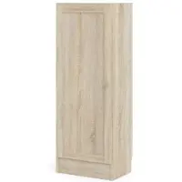 Hioshop Base wandkast 1 deur eiken structuur decor .