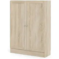 Hioshop Base wandkast 2 deuren eiken structuur decor .