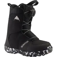 Burton - Kinder snowboardschoenen - Grom Boa Black voor Unisex - Kindermaat 31 - Zwart