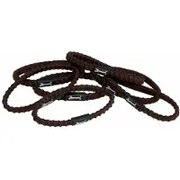 Zenner Elastieken Stay In Hair Bruin 7 Stuks