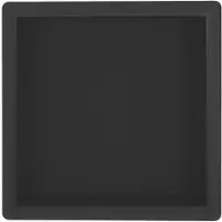 Wiesbaden - Sunk Inbouwnis - 30 x 30 x 10 cm - Mat Zwart