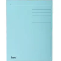 Exacompta dossiermap Foldyne ft 24 x 35 cm (voor ft folio), lichtblauw, pak van 50 stuks 2 stuks