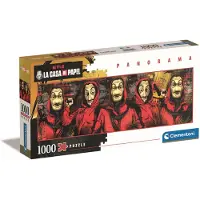 Clementoni La Casa de Papel Panorama Puzzel 1000 Stukjes
