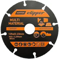 Norton Clipper Multi Materials - Carbide Doorslijpschijf - 125mm - Voor de Haakse Slijper