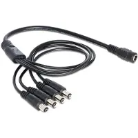 DeLOCK DC Splitter Voedingskabel - 4x 5,5 x 2,1mm