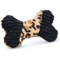 Beeztees Pluche Hondenspeelgoed Yari Zwart - Bruin 18 Cm