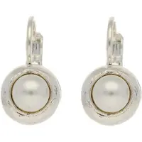 Camps & Camps Oorhangers Zilver 1A837PE White