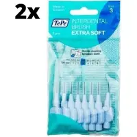 Tepe Extra Soft Lichtblauw 0,6mm - 2 x 8 stuks - Voordeelverpakking