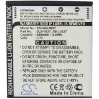 123accu Samsung SB-L0837 / SB-L0837B accu (820 mAh, huismerk)