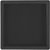 Wiesbaden - Sunk Inbouwnis - 30 x 30 x 7 cm - Mat Zwart