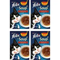Felix 4x - Soup Countryside Selectie - Kattensoep - 6x48g