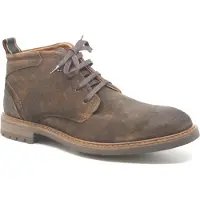 Berkelmans Oporto Dark Brown Suede Veterschoenen | Maat 46