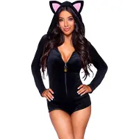 Leg avenue Black Velvet Kitty Cat