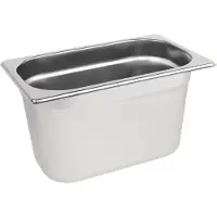 Vogue Gastronormbak Vogue, RVS, GN 1/4, 150mm diep