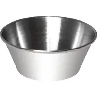 Olympia RVS sausschaaltjes 4,5cl, 6(h)cm