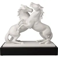 Goebel - Studio 8 | Decoratief beeld / figuur Paarden | Porselein - 32cm