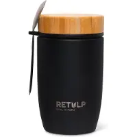Retulp Lunchbeker - Big Mug - Premium Black - 500 ml - Premium Black