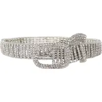 ONLY Onlgitta glitter belt acc silver