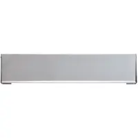 Hardbrass Tochtklep rechthoek 340x75mm - RVS