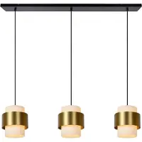 Lucide Hanglamp Firmin Mat Goud/messing 3xe27