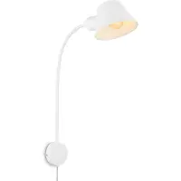 Briloner Bedlamp wandlamp draaibare leeslamp excl. 1xE27 10W wit slaapkamer