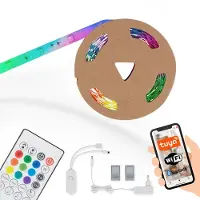 Briloner MAGIC SMART - LED strips - 2313150 - RGBIC Digitale kleuren - Muzieksensor - App control - Incl. afstandsbediening - 500 x 1 cm