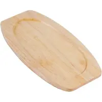 Olympia heveahouten onderzetter 31,5x17cm, voor gebruik met pan GG133.